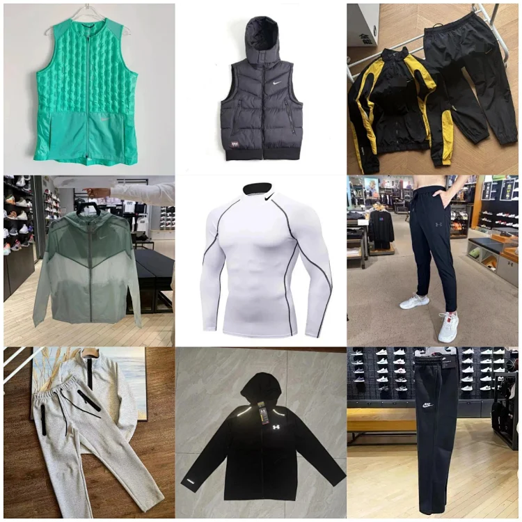 Nike Black Puffer Vest and Gre